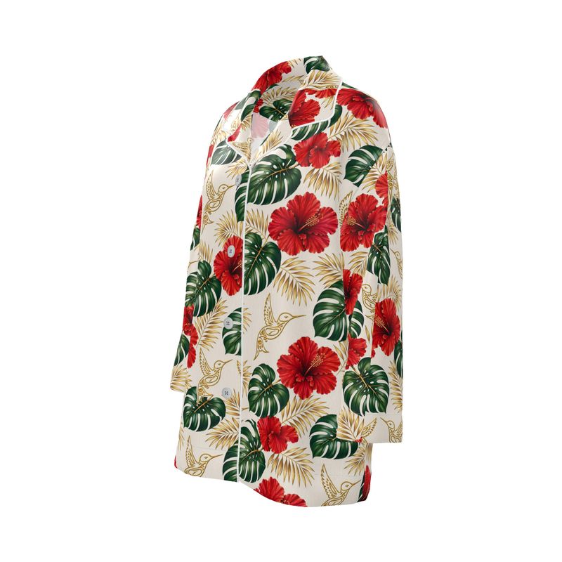 Isla Oro Silk Pajama Shirt