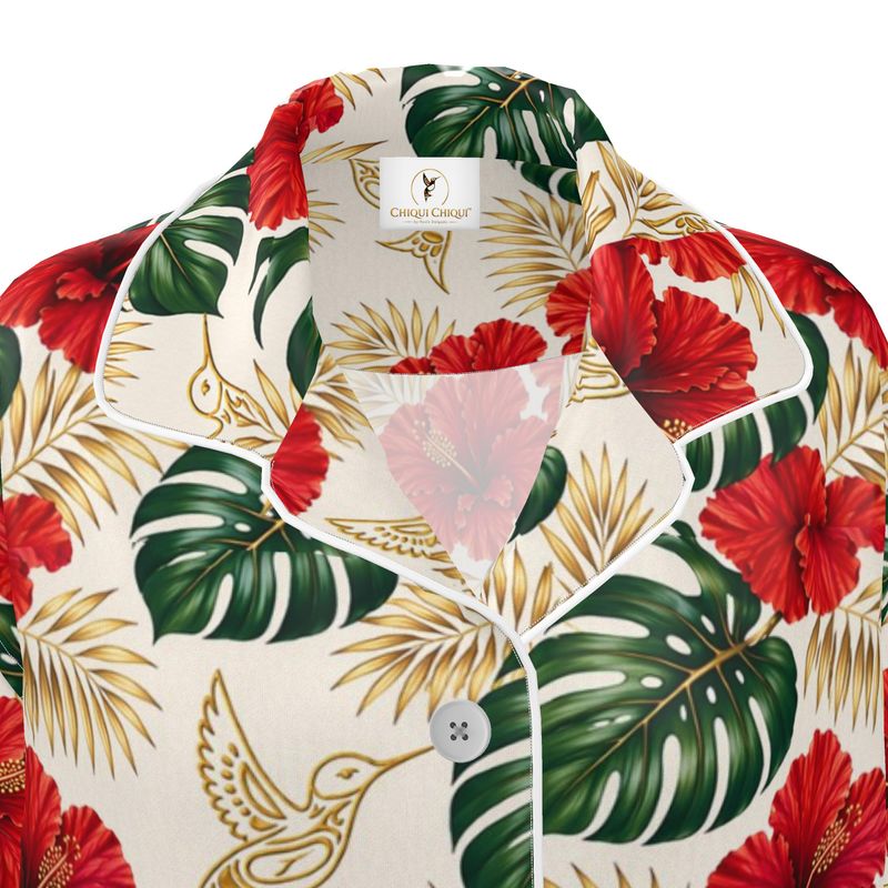 Isla Oro Silk Pajama Shirt