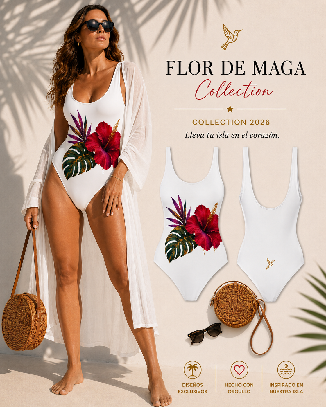 Hibiscus Royale One-Piece Swimsuit