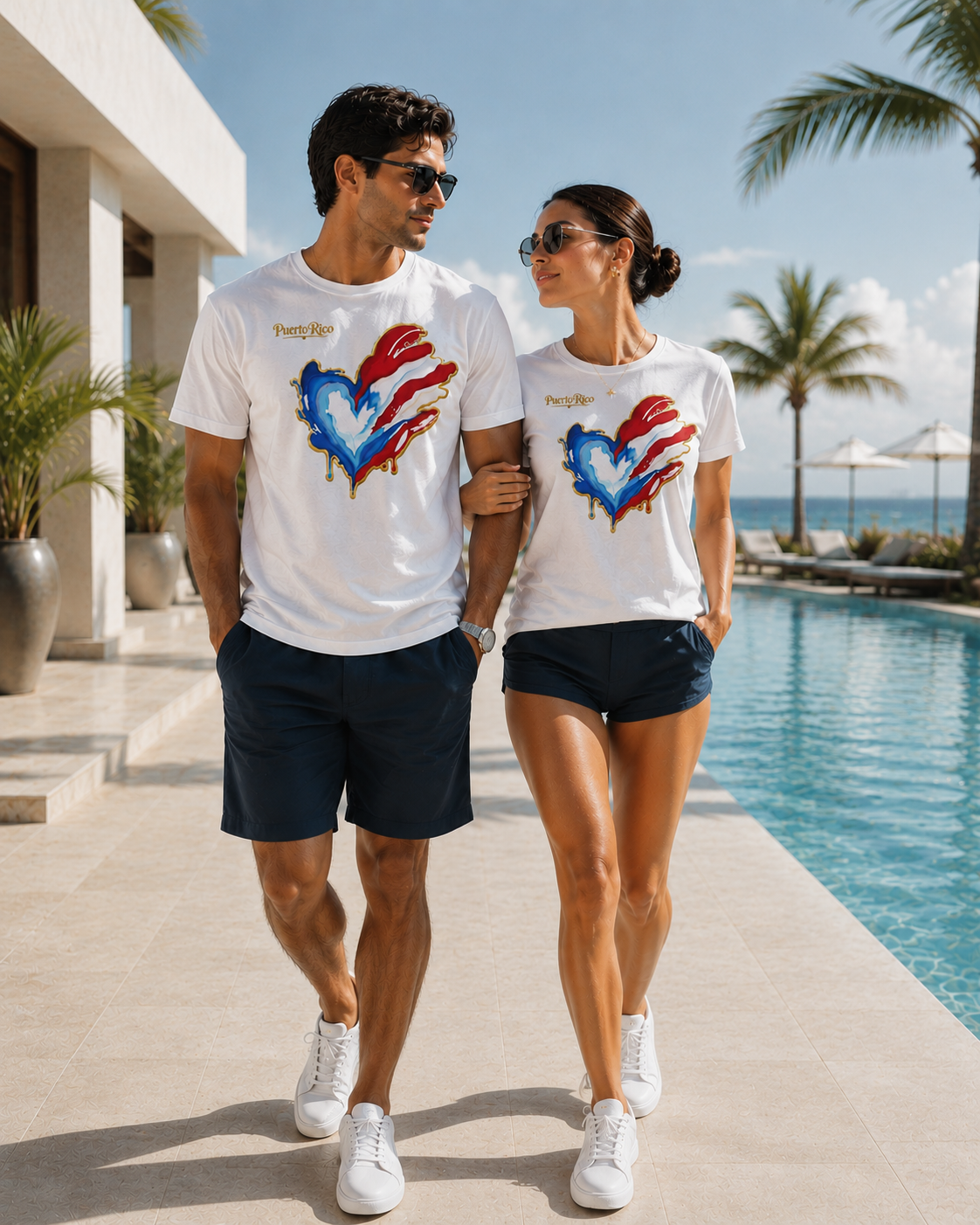 PR Corazón Boricua DryBlend® T-Shirt