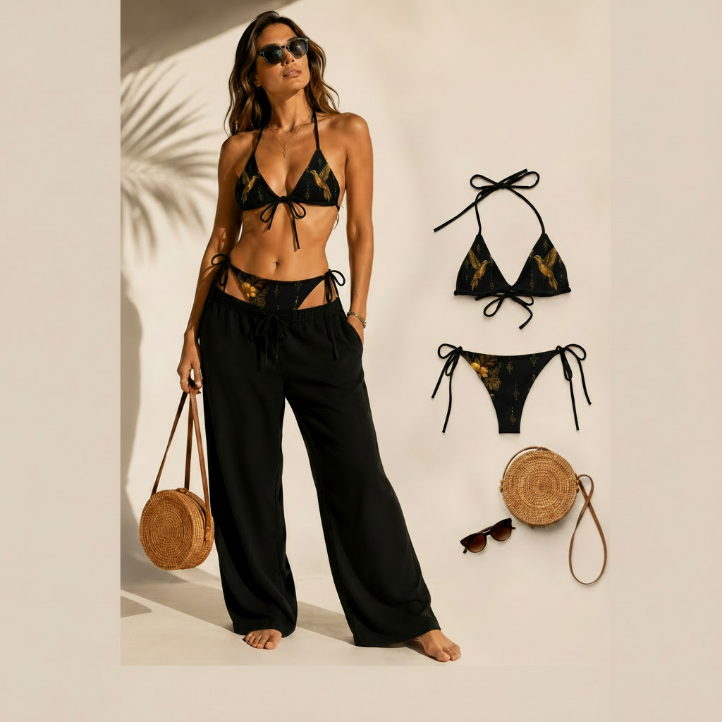 Colibrí Dorado Bikini Set