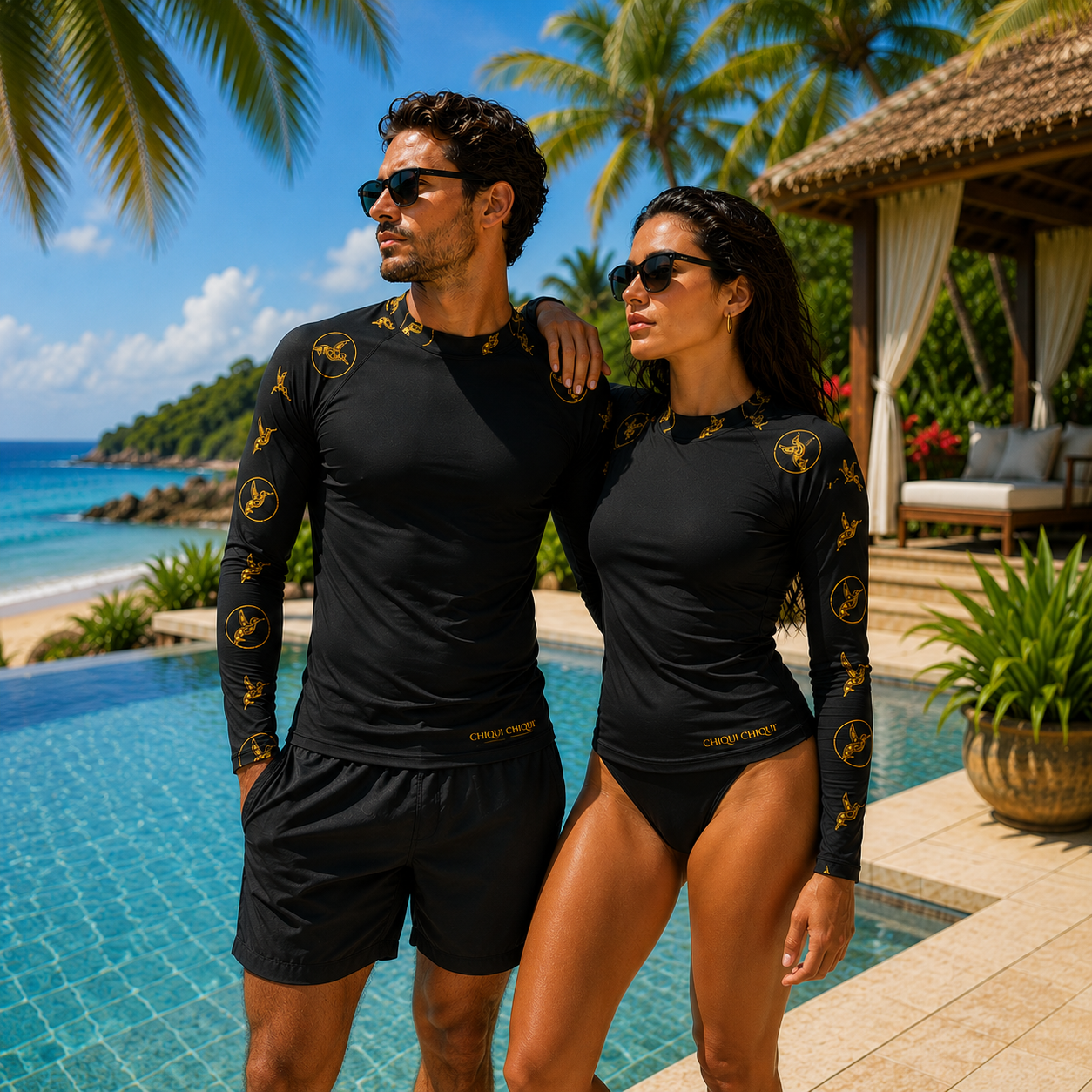Colibrí Dorado Performance Rash Guard