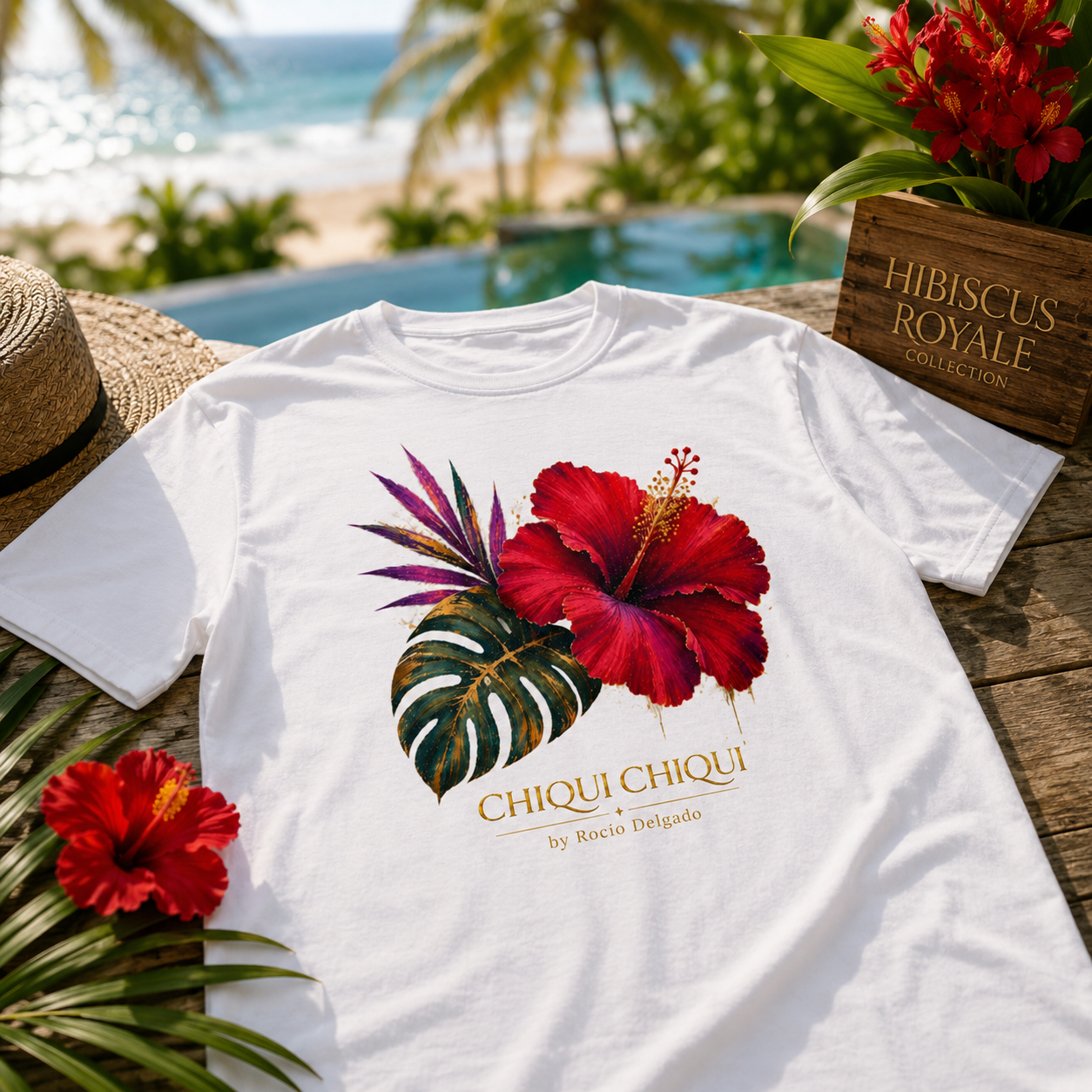 Hibiscus Royale Signature Tee