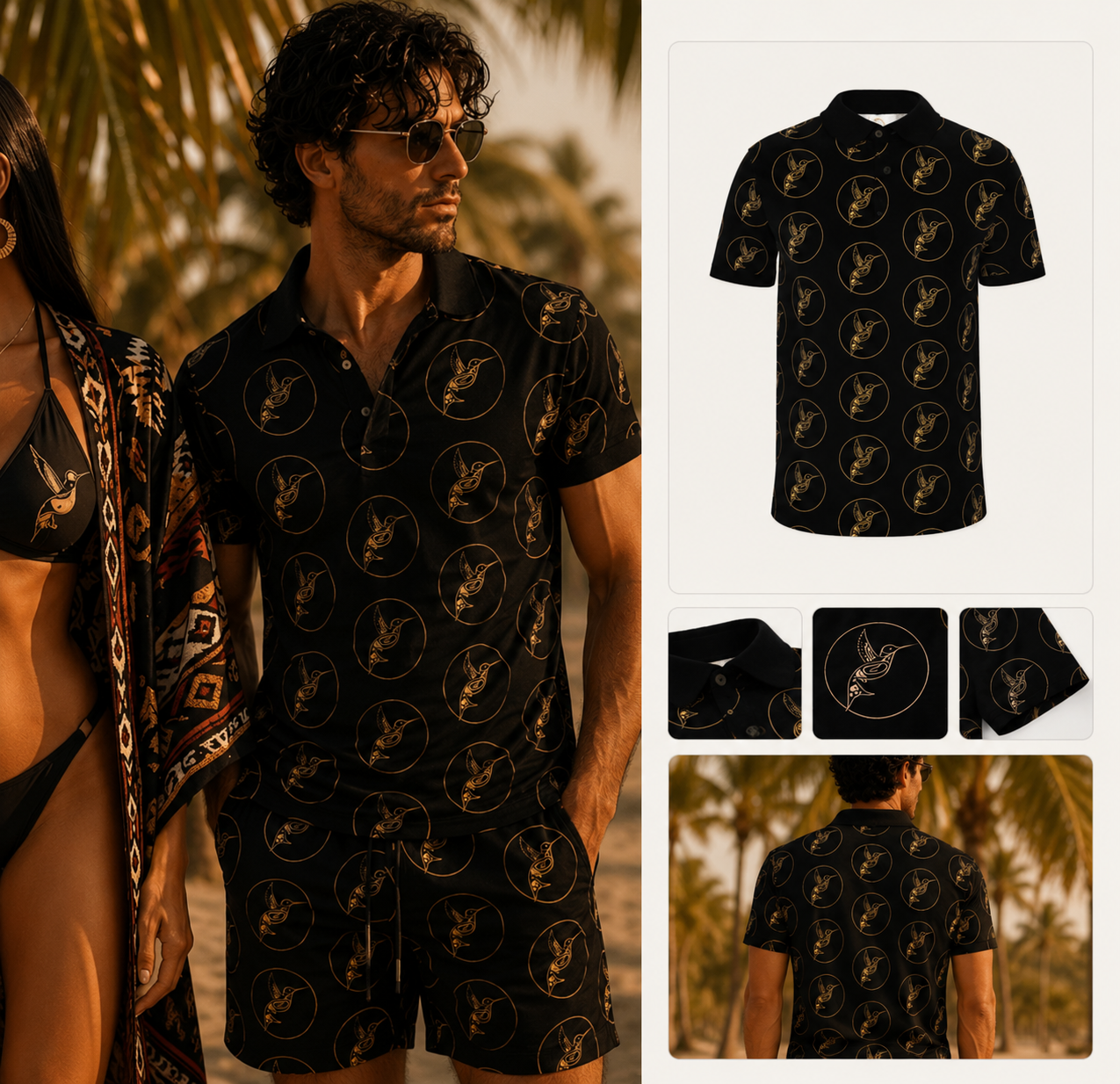 Costa Negra Men's Polo Shirt