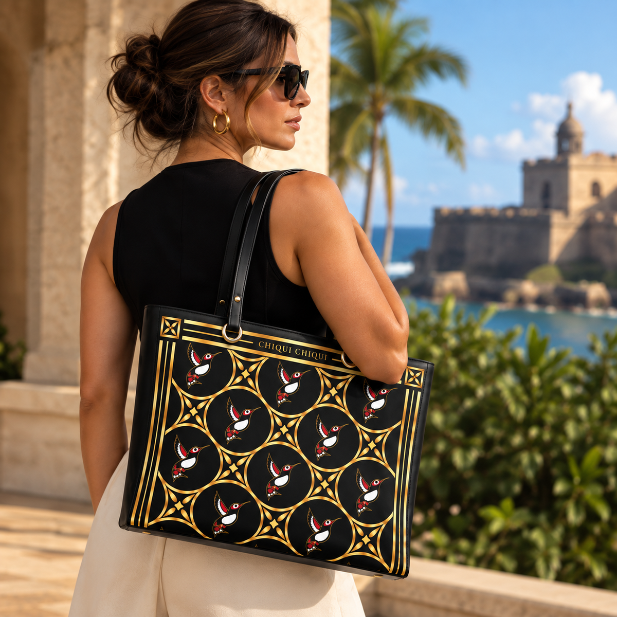 Colibrí Dorado Signature Handbag