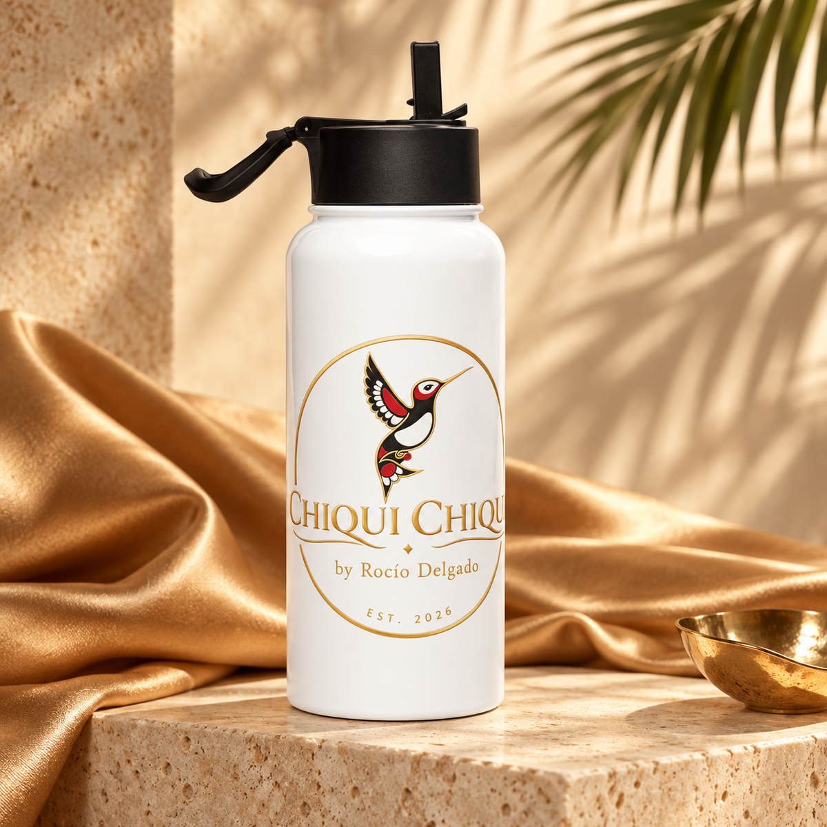Colibrí Signature 32 oz Water Bottle
