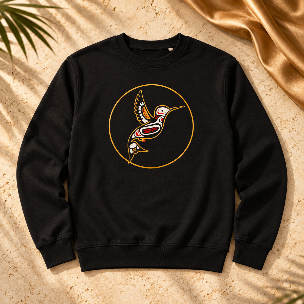 Colibrí Dorado Organic Sweatshirt Unisex