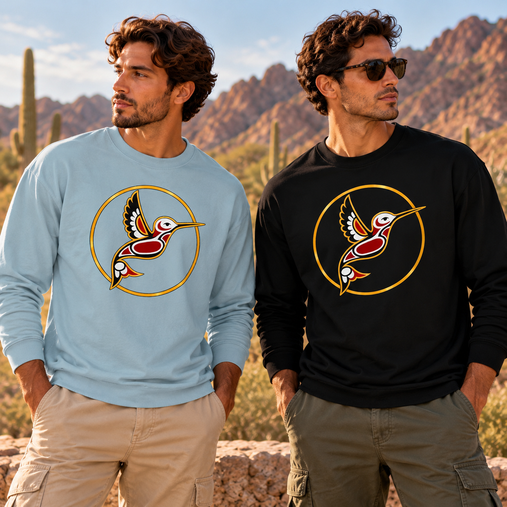 Colibrí Nativo Men's Heavyweight Long Sleeve Tee