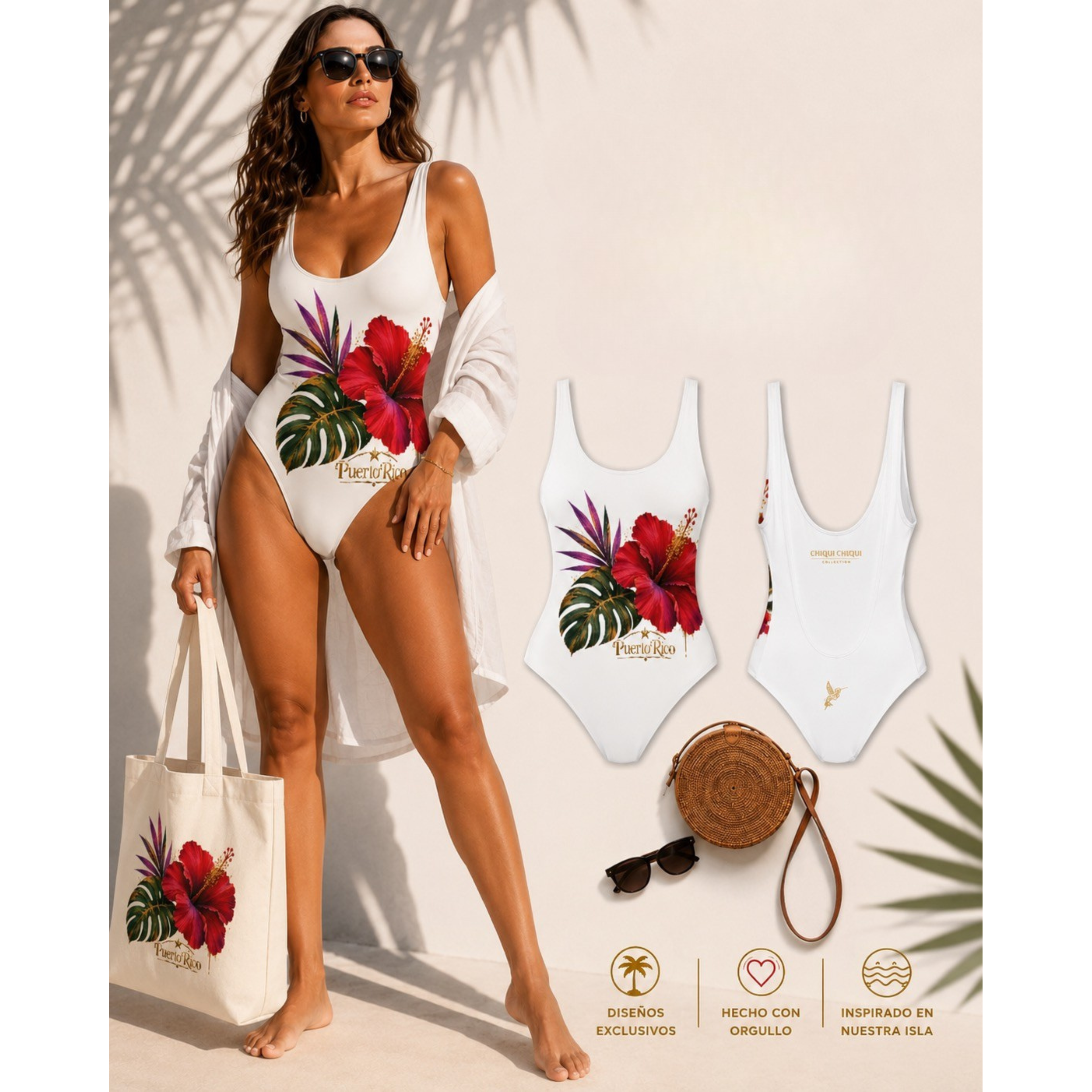 Flor de Maga Cotton color tote bag