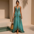 Marea Aguaviva Halter Dress