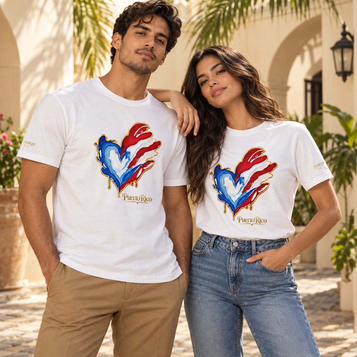 Corazón Boricua Organic T-Shirt
