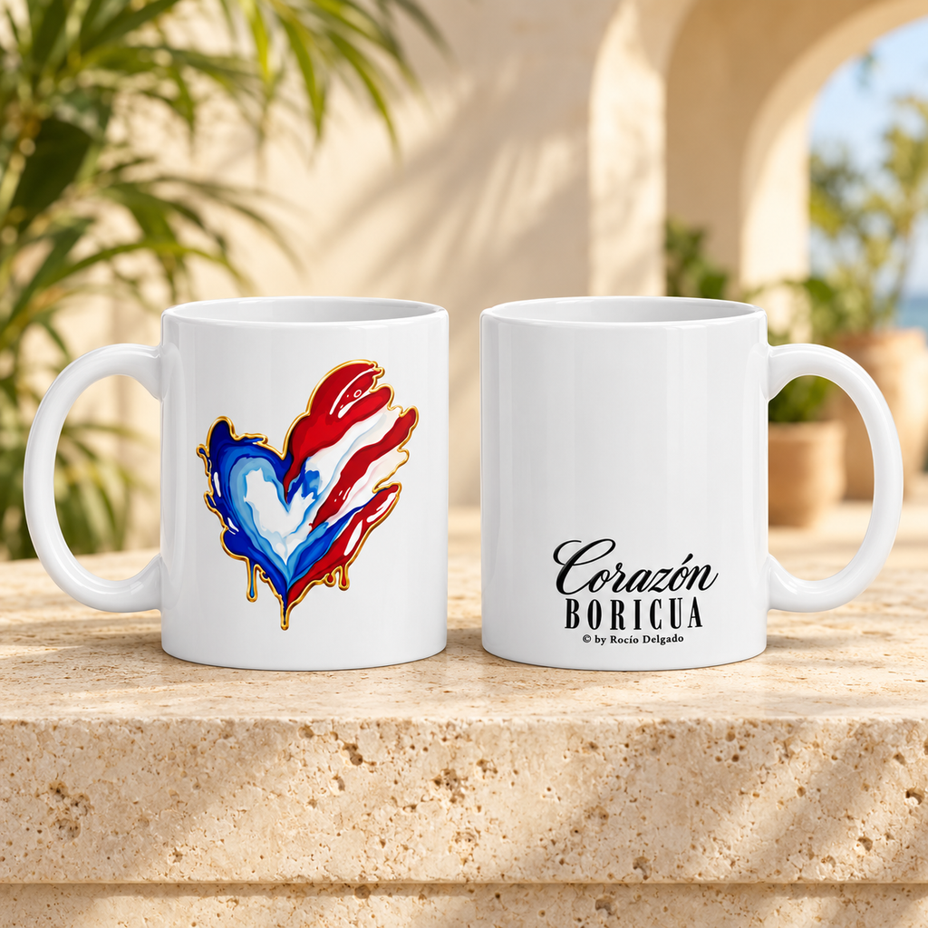 Corazón Boricua Signature Mug